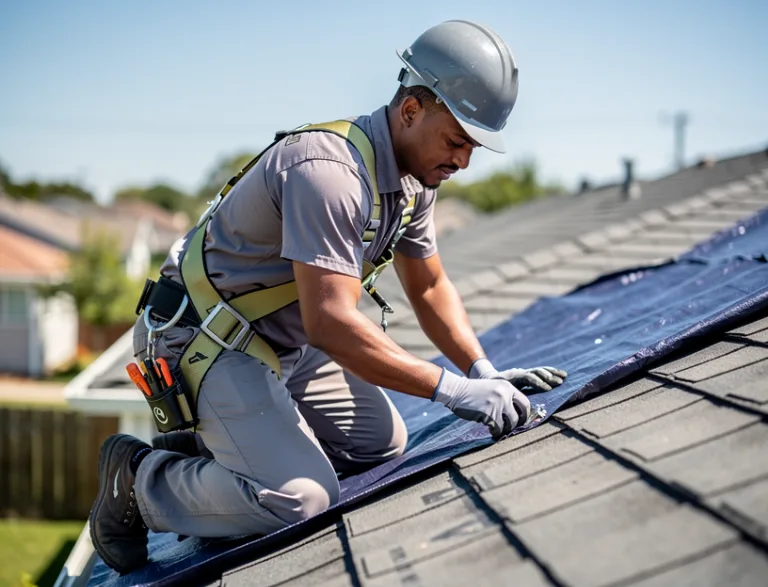 Roof Tarping service in Manchester